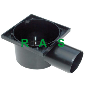 BDB63 - BOCA DE DESAGÜE CON SALIDA DE BALCON DE 63MM.